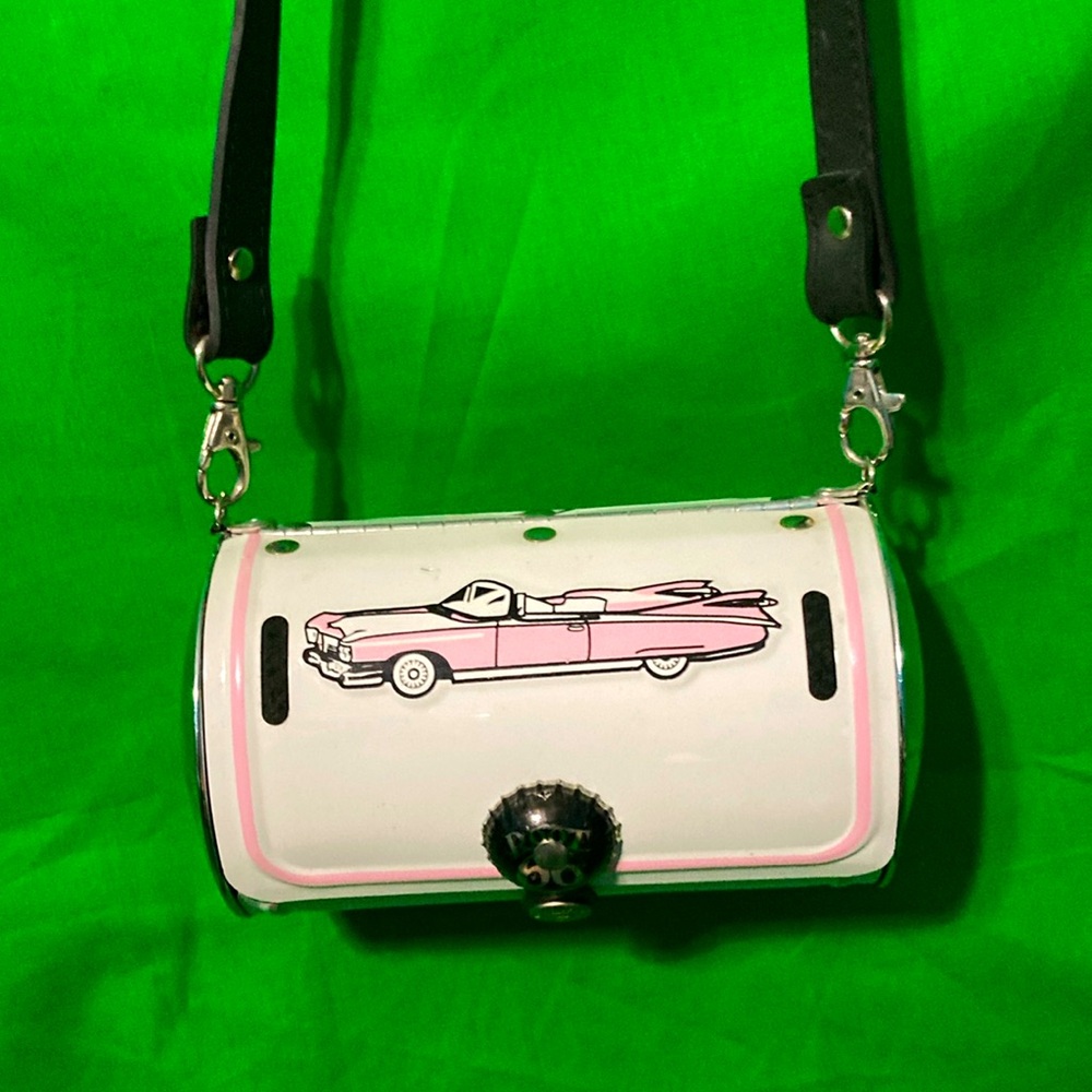 Little Earth Classic Car License Plate Handbag. Unique